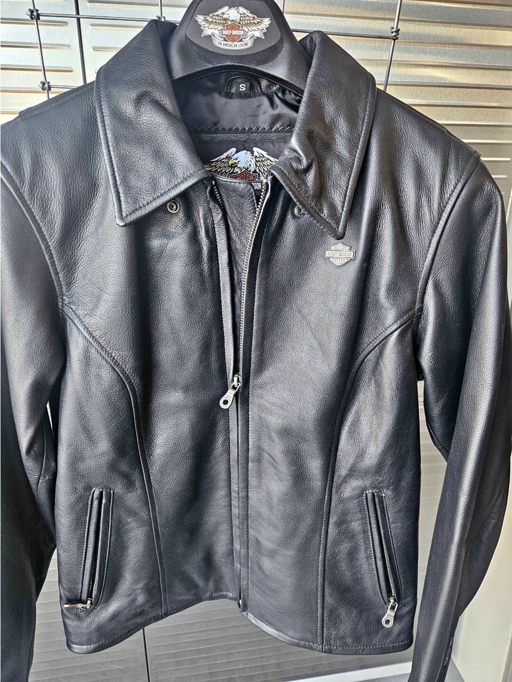 Harley-Davidson Women’s Genuine Leather Riding Jacket - Size S (Like New)